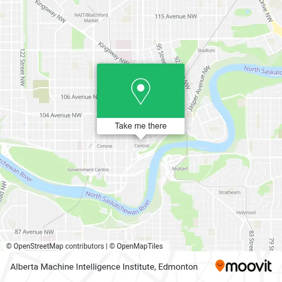 Alberta Machine Intelligence Institute map