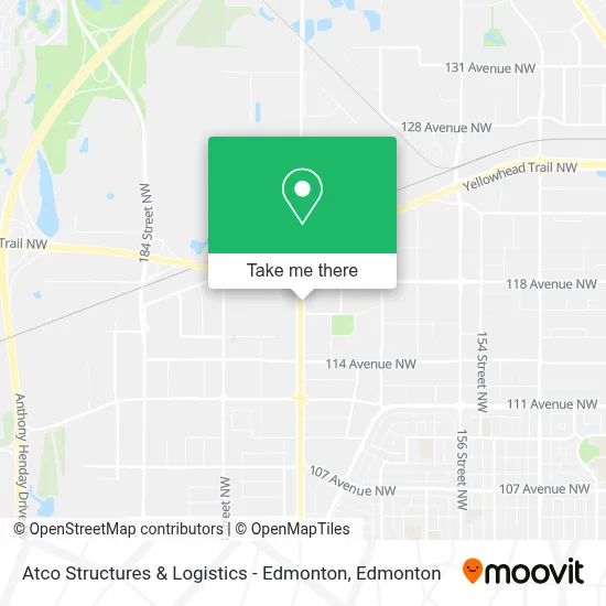 Atco Structures & Logistics - Edmonton map