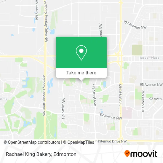 Rachael King Bakery map
