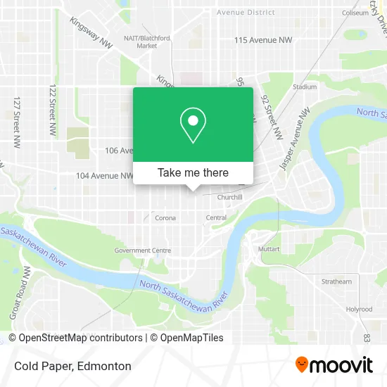 Cold Paper map