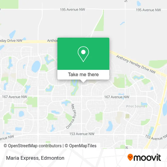Maria Express map