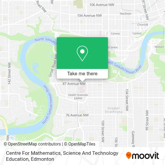 Centre For Mathematics, Science And Technology Education map
