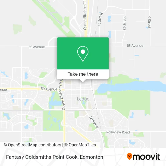 Fantasy Goldsmiths Point Cook map