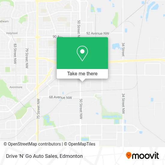 Drive 'N' Go Auto Sales map