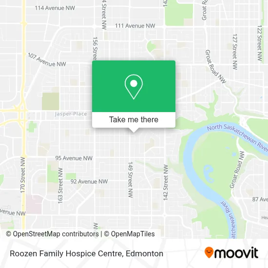 Roozen Family Hospice Centre map
