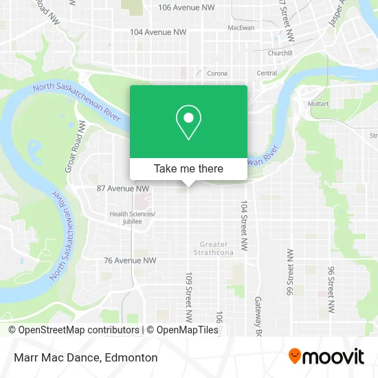 Marr Mac Dance map
