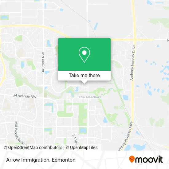 Arrow Immigration map