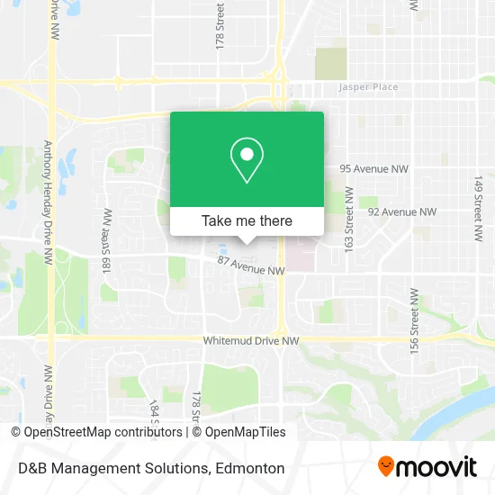 D&B Management Solutions map