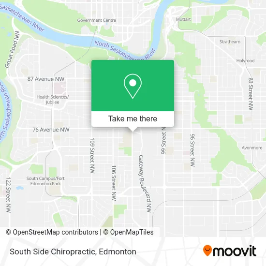 South Side Chiropractic map
