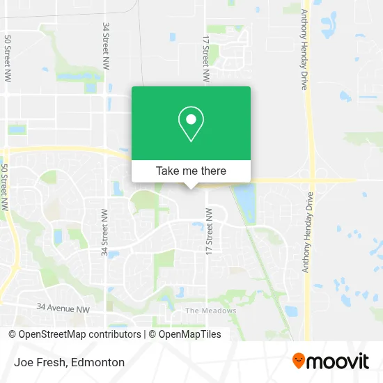 Joe Fresh map