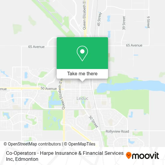 Co-Operators - Harpe Insurance & Financial Services Inc map