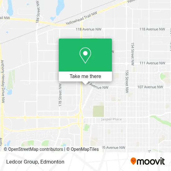 Ledcor Group map