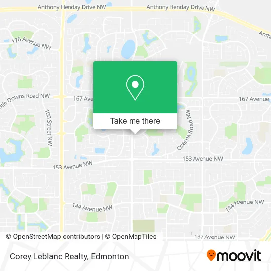 Corey Leblanc Realty map