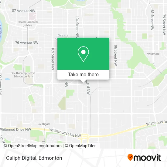 Caliph Digital map