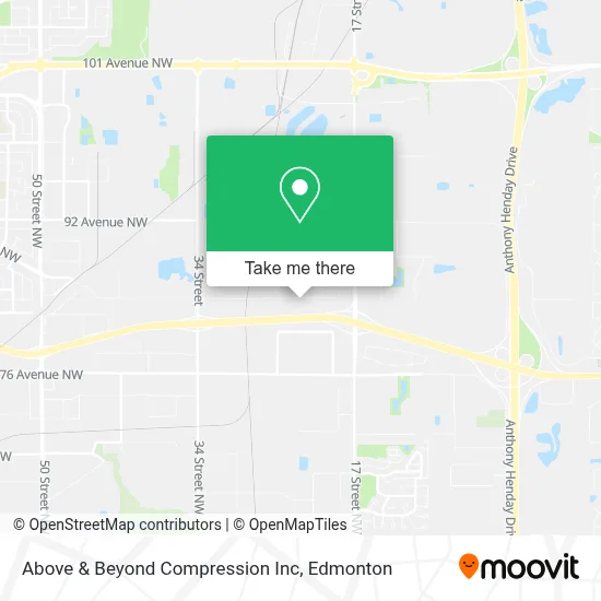 Above & Beyond Compression Inc map