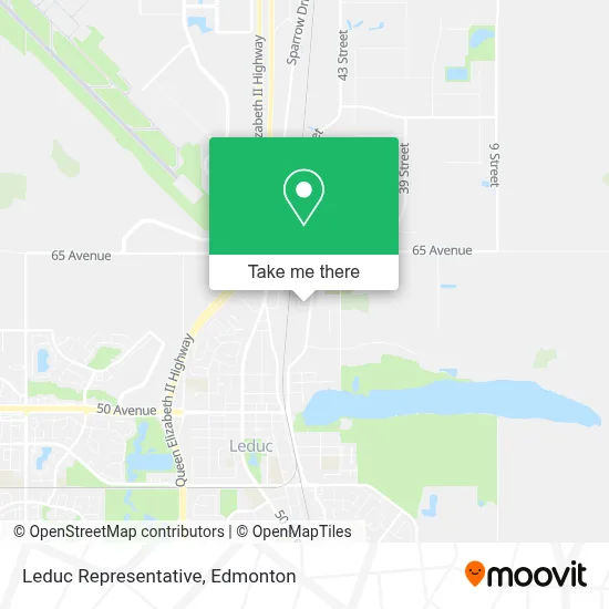 Leduc Representative map