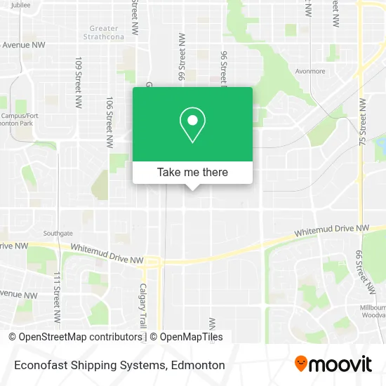 Econofast Shipping Systems map