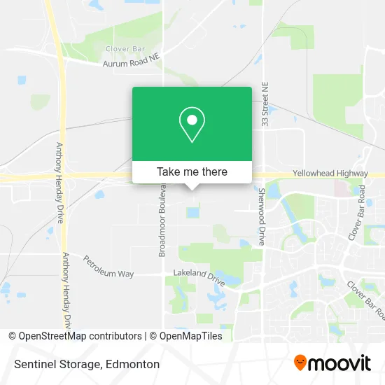 Sentinel Storage map