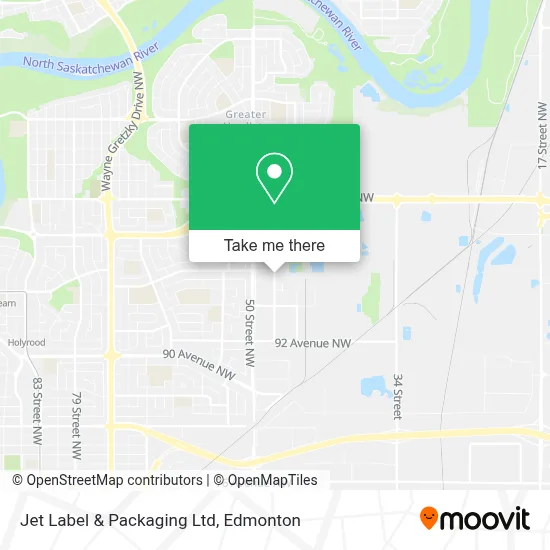 Jet Label & Packaging Ltd map