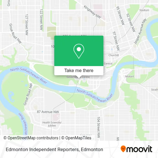 Edmonton Independent Reporters map