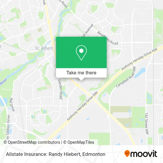 Allstate Insurance: Randy Hiebert map