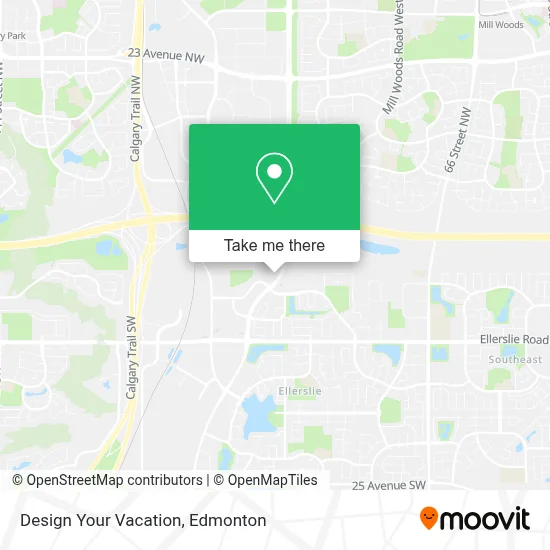 Design Your Vacation map