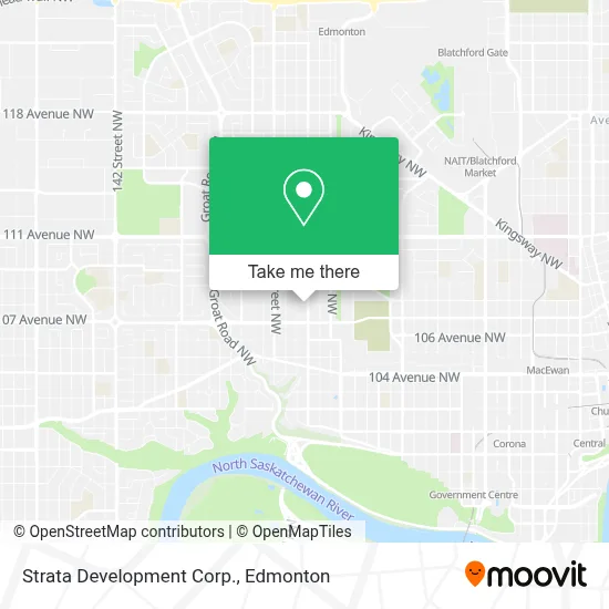 Strata Development Corp. map