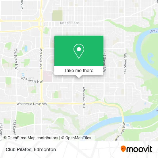 Club Pilates map