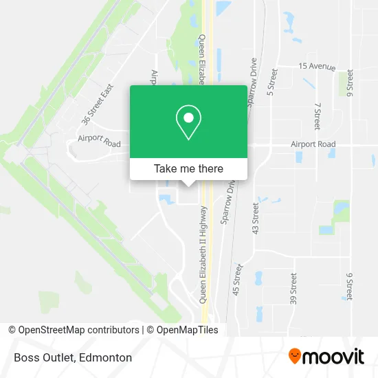 Boss Outlet map