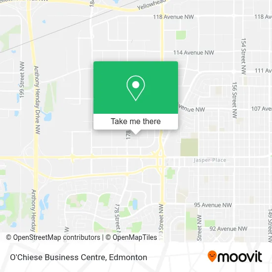 O'Chiese Business Centre map