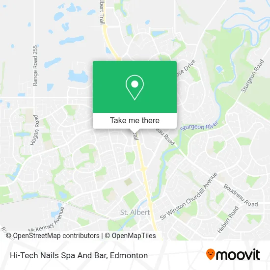 Hi-Tech Nails Spa And Bar map