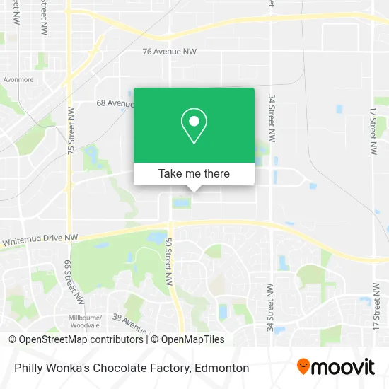 Philly Wonka's Chocolate Factory map