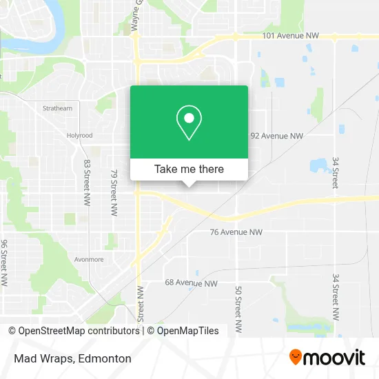Mad Wraps map