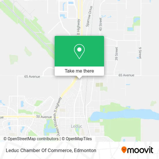 Leduc Chamber Of Commerce map