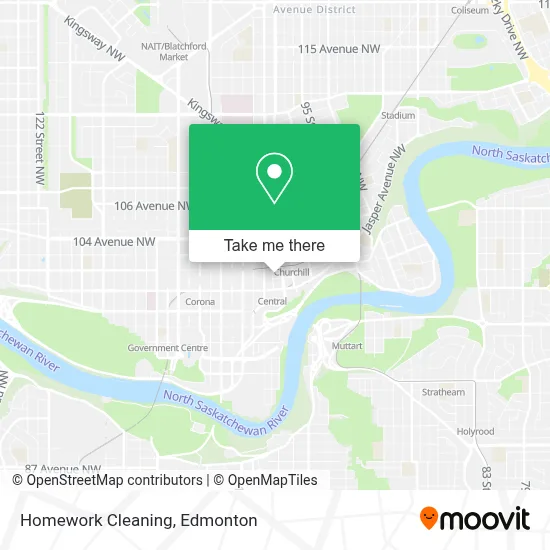 Homework Cleaning map