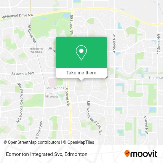 Edmonton Integrated Svc map