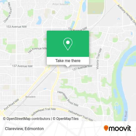 Clareview map