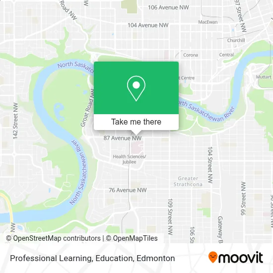 Professional Learning, Education map