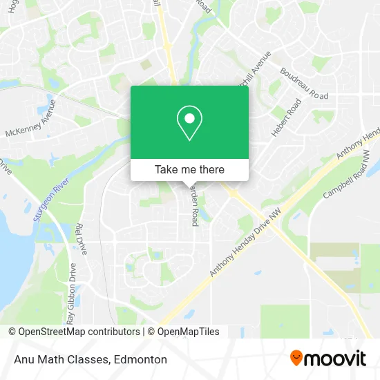 Anu Math Classes map