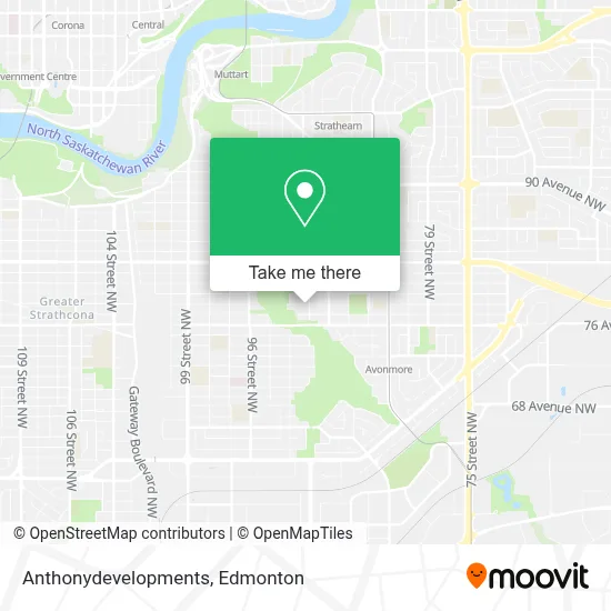 Anthonydevelopments map