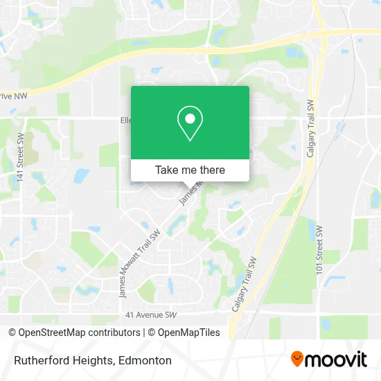 Rutherford Heights map
