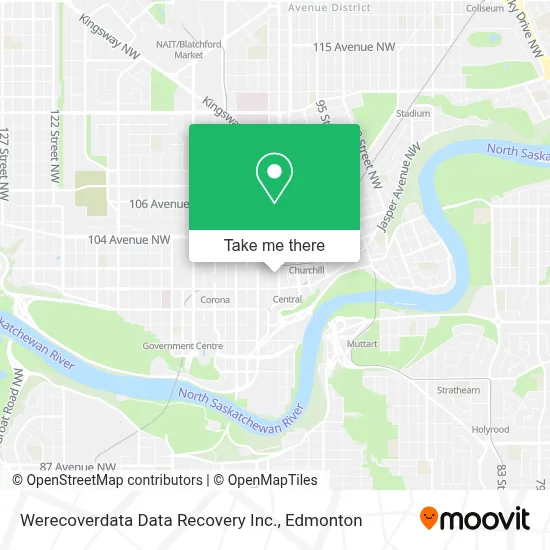 Werecoverdata Data Recovery Inc. map