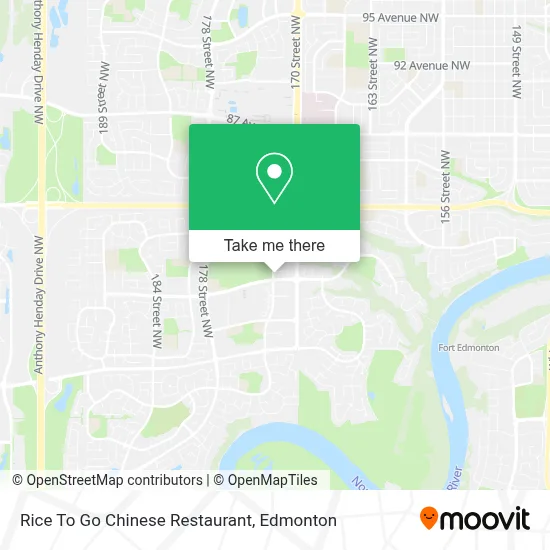 Rice To Go Chinese Restaurant plan