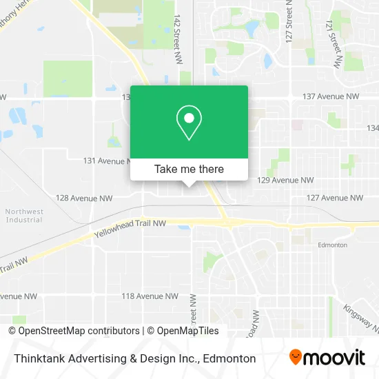 Thinktank Advertising & Design Inc. map