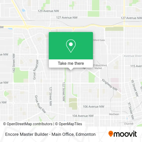Encore Master Builder - Main Office map