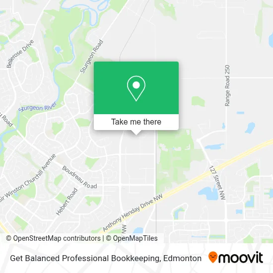 Get Balanced Professional Bookkeeping map