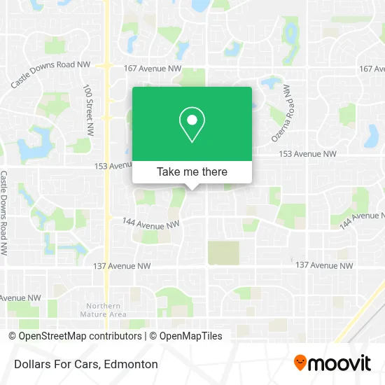 Dollars For Cars map