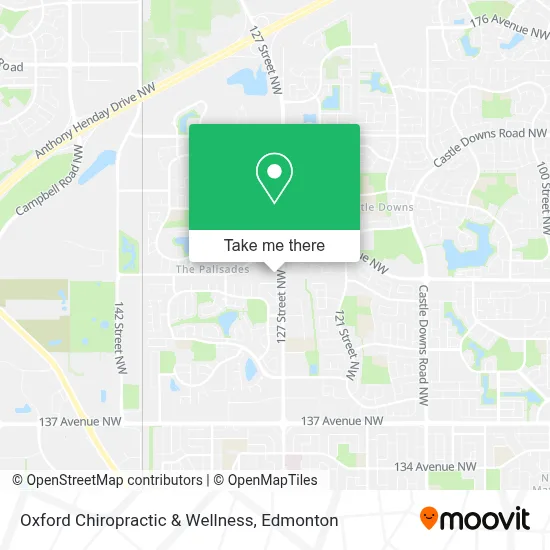 Oxford Chiropractic & Wellness map