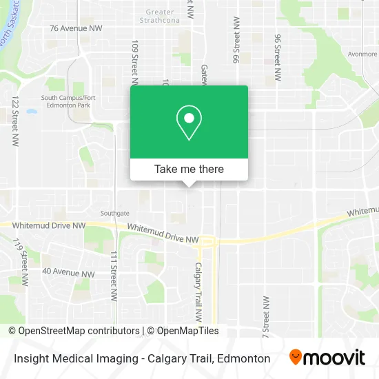 Insight Medical Imaging - Calgary Trail map