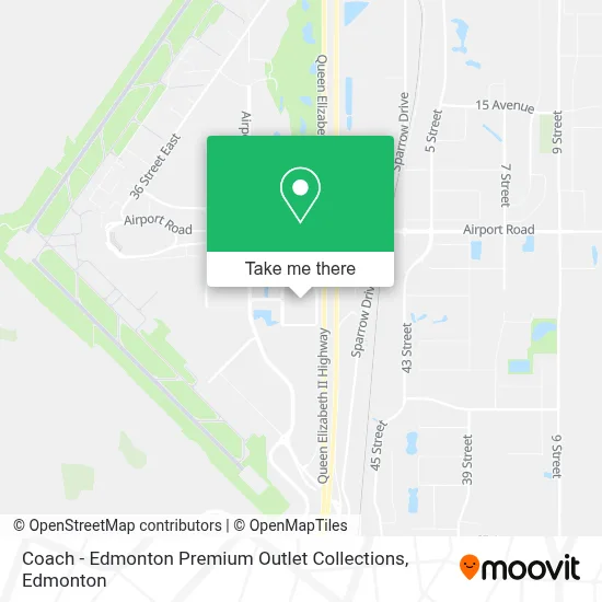 Coach - Edmonton Premium Outlet Collections map